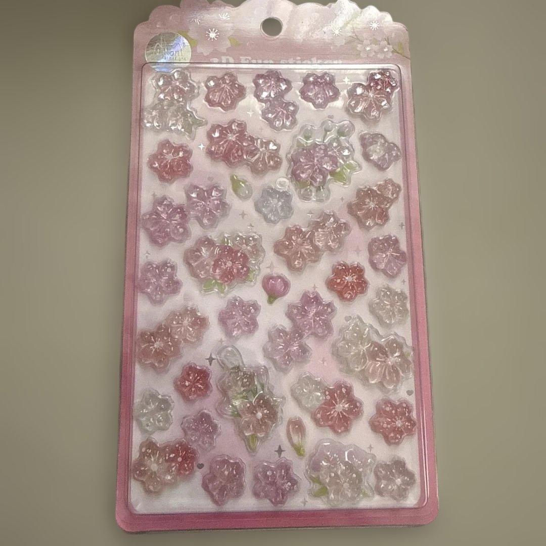 3Dシール　ボンボンドロップ風　9枚セット