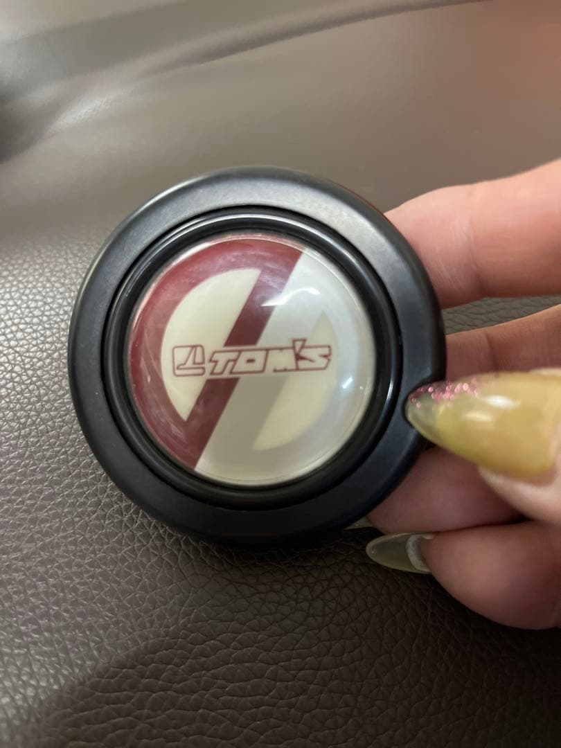 旧車　TOM'S ホーンボタン　ステアリングボタン　中古