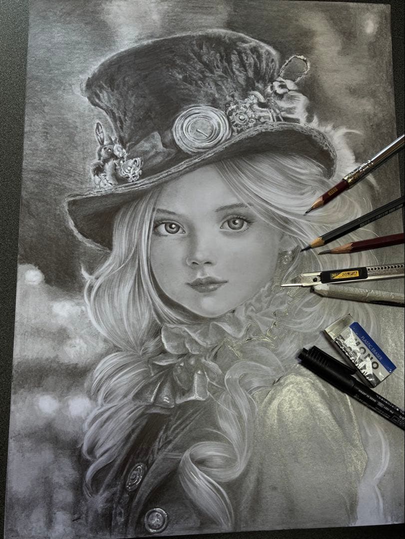 手描きイラストA3