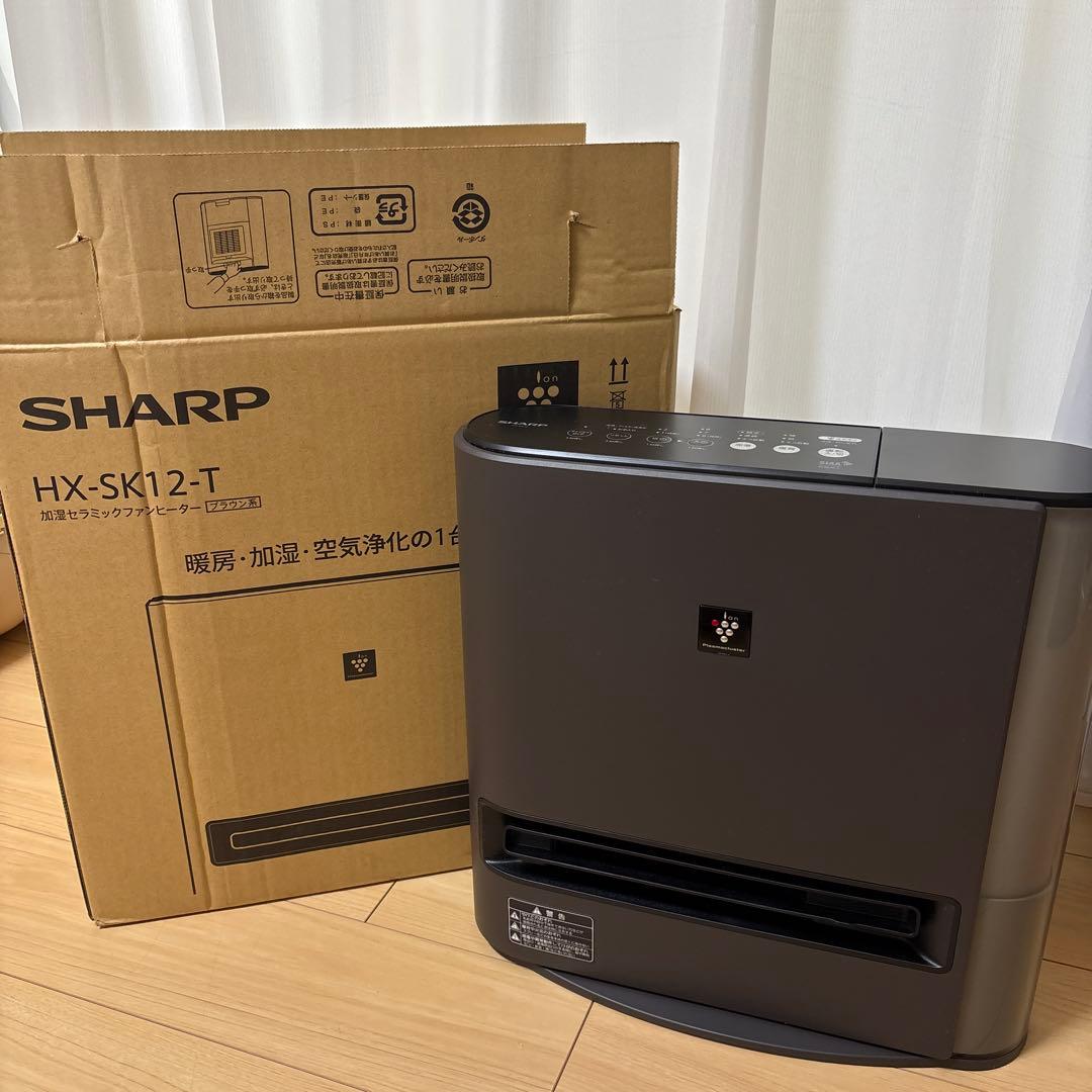 SHARP HX-SK12-T 加湿セラミックファンヒーター 2024年製