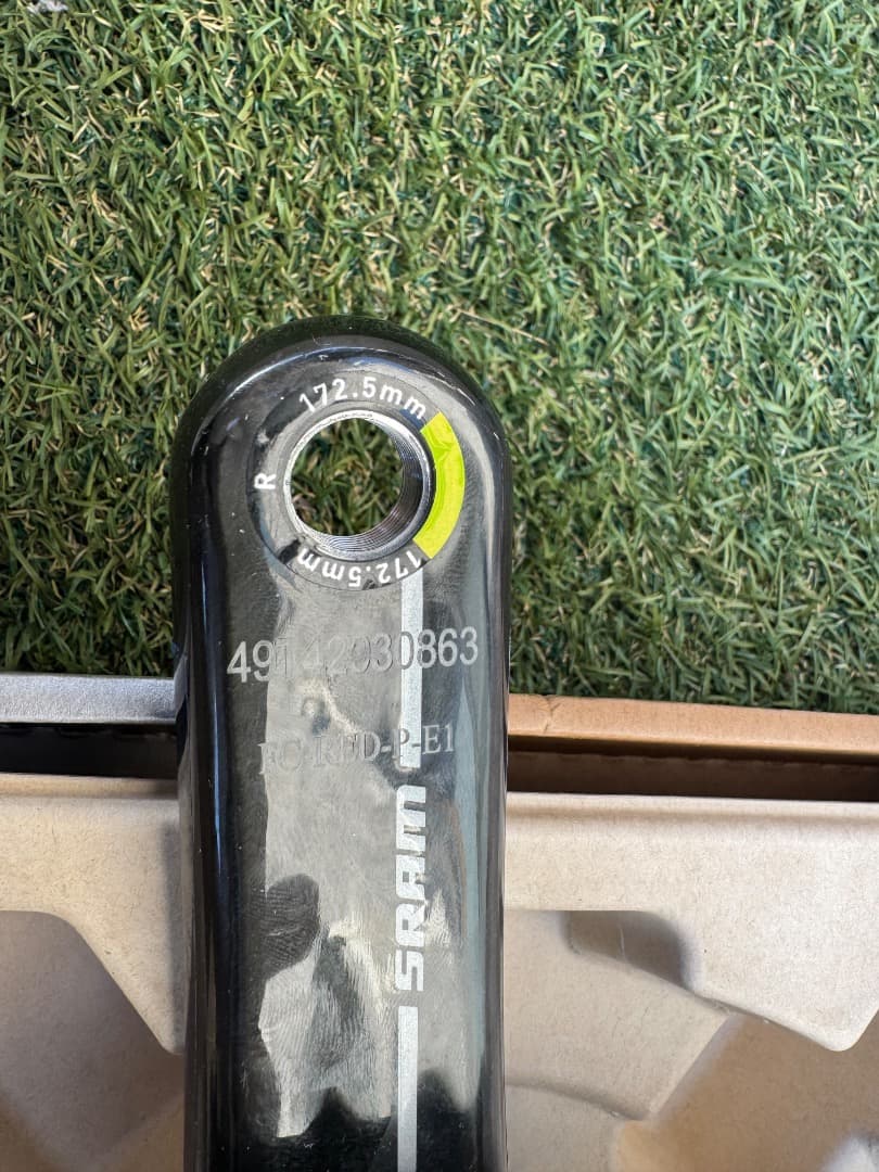 【新品】2024年度版　新型SRAM RED クランクセット（172.5mm）