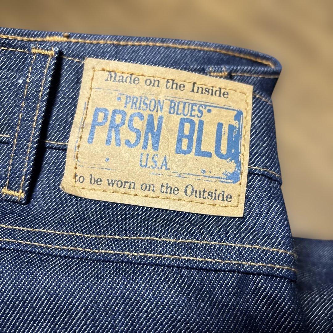 PRISON BLUES ダブルニー　デニムパンツ　w36 超美品