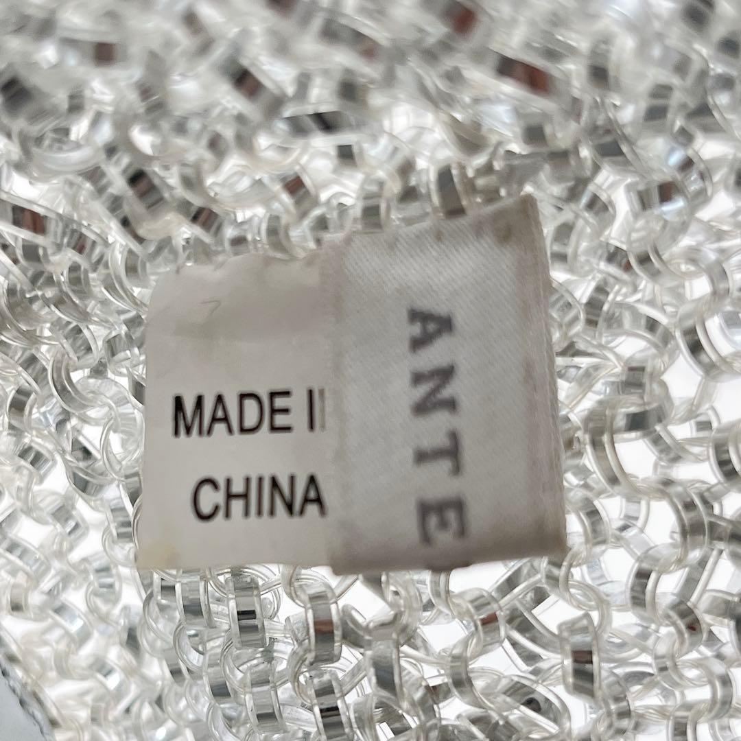 美品 ANTEPRIMA スタンダードII バスケットバッグ シルバー