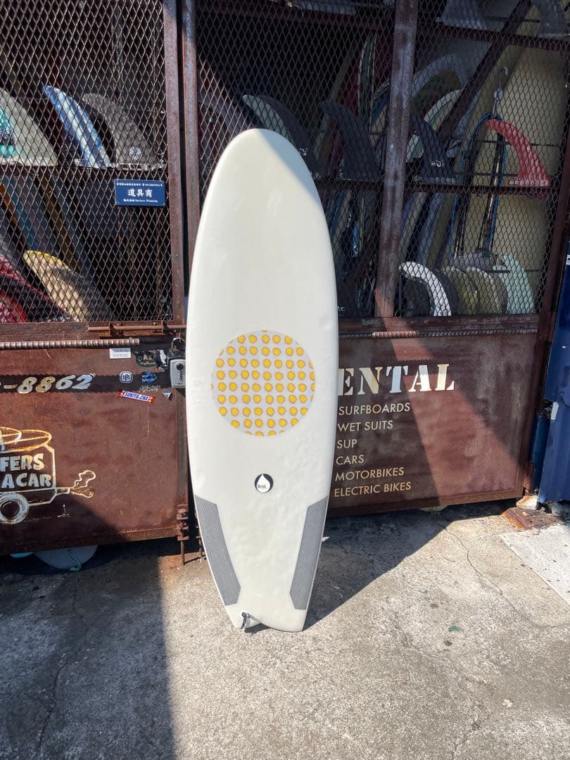 貴重　DONALD BRINKがシェイプする非対称ボード5.6