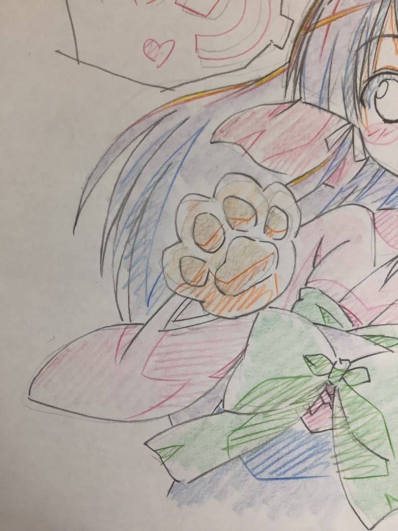 異世界はスマートフォンとともに 原画 ラフ画2枚