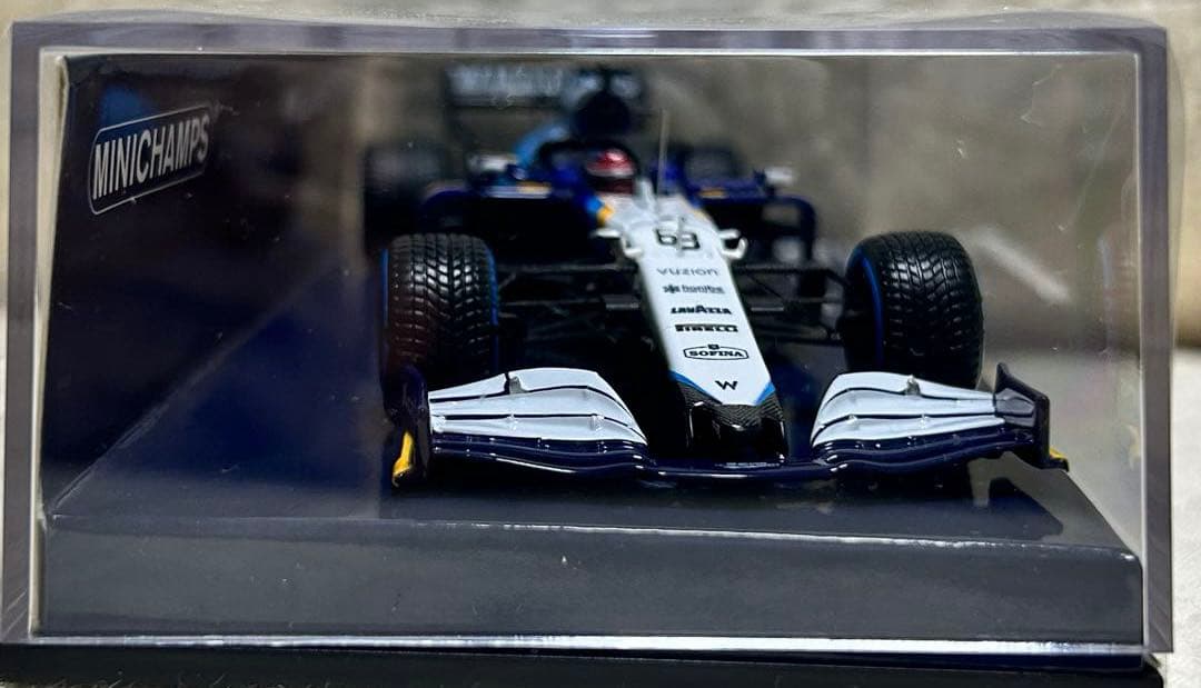 ミニチャンプス1/43 ウィリアムズ FW43B ラッセル2021ベルギー 2位