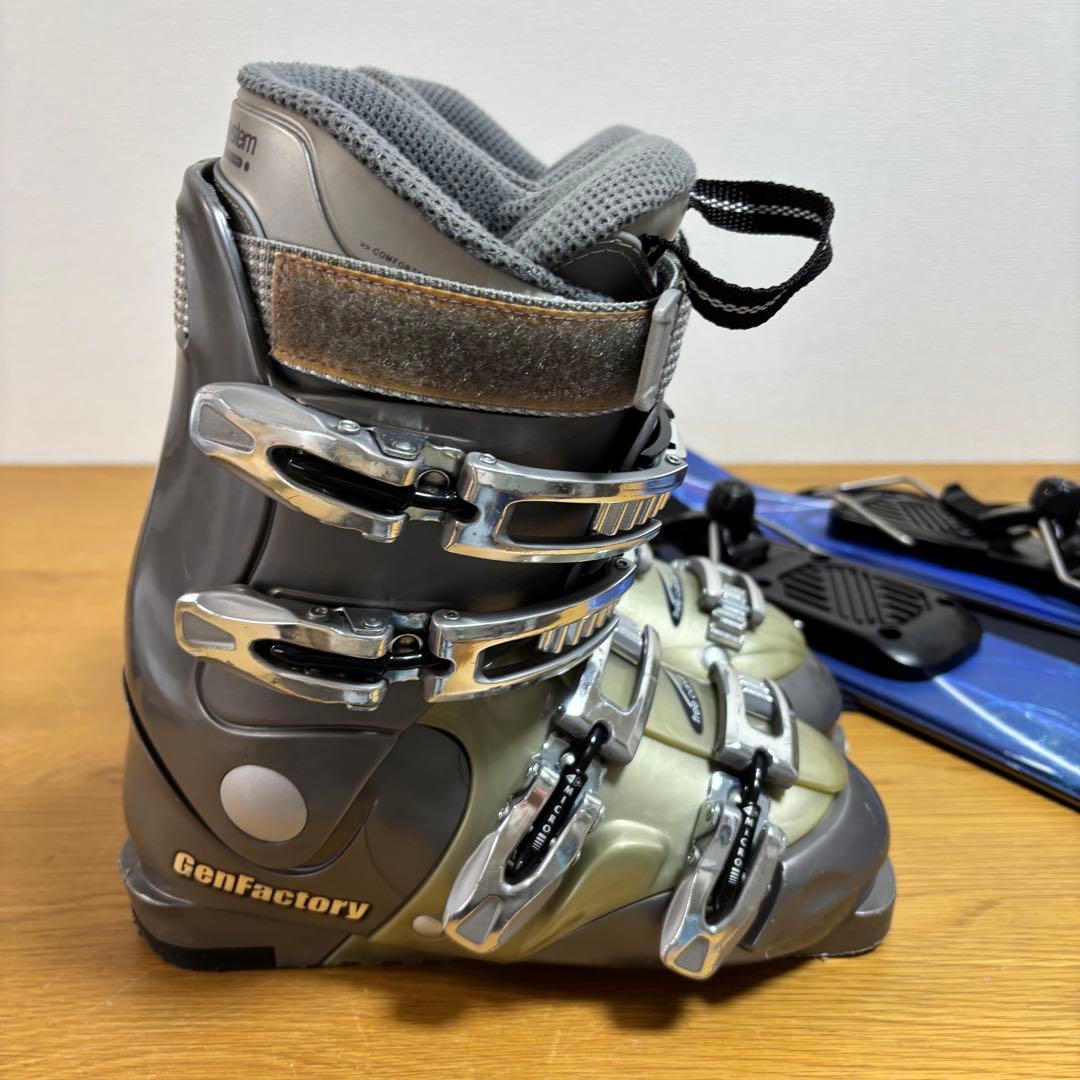 レディース　メンズ　ショートスキー　ファンスキーセット　22.5㎝-23㎝