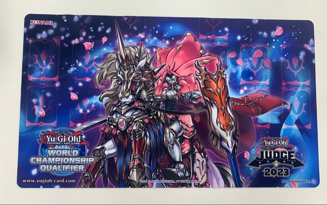 遊戯王 フルール・ド・バロネス プレイマット WCQ JUDGE 2023