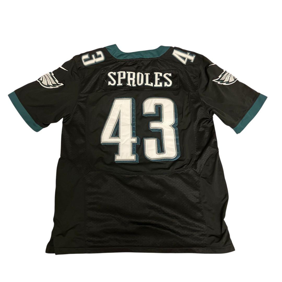 NFL イーグルス ユニフォーム スプロールズ 43 NIKE 刺繍