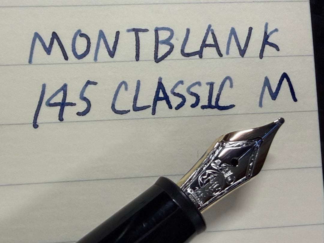 未使用に近い モンブラン マイスターシュテュック 145 ブラック M 万年筆