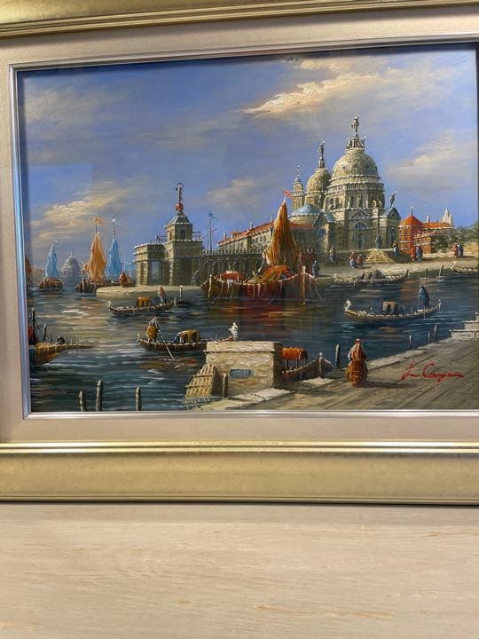 油絵　絵画額縁/抽象画/静物画/油彩画/油絵/風景画/額装/原画