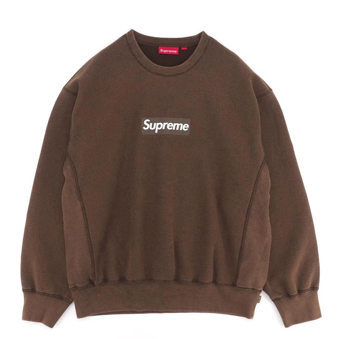 トップス Supreme Washed Box Logo Crewneck small