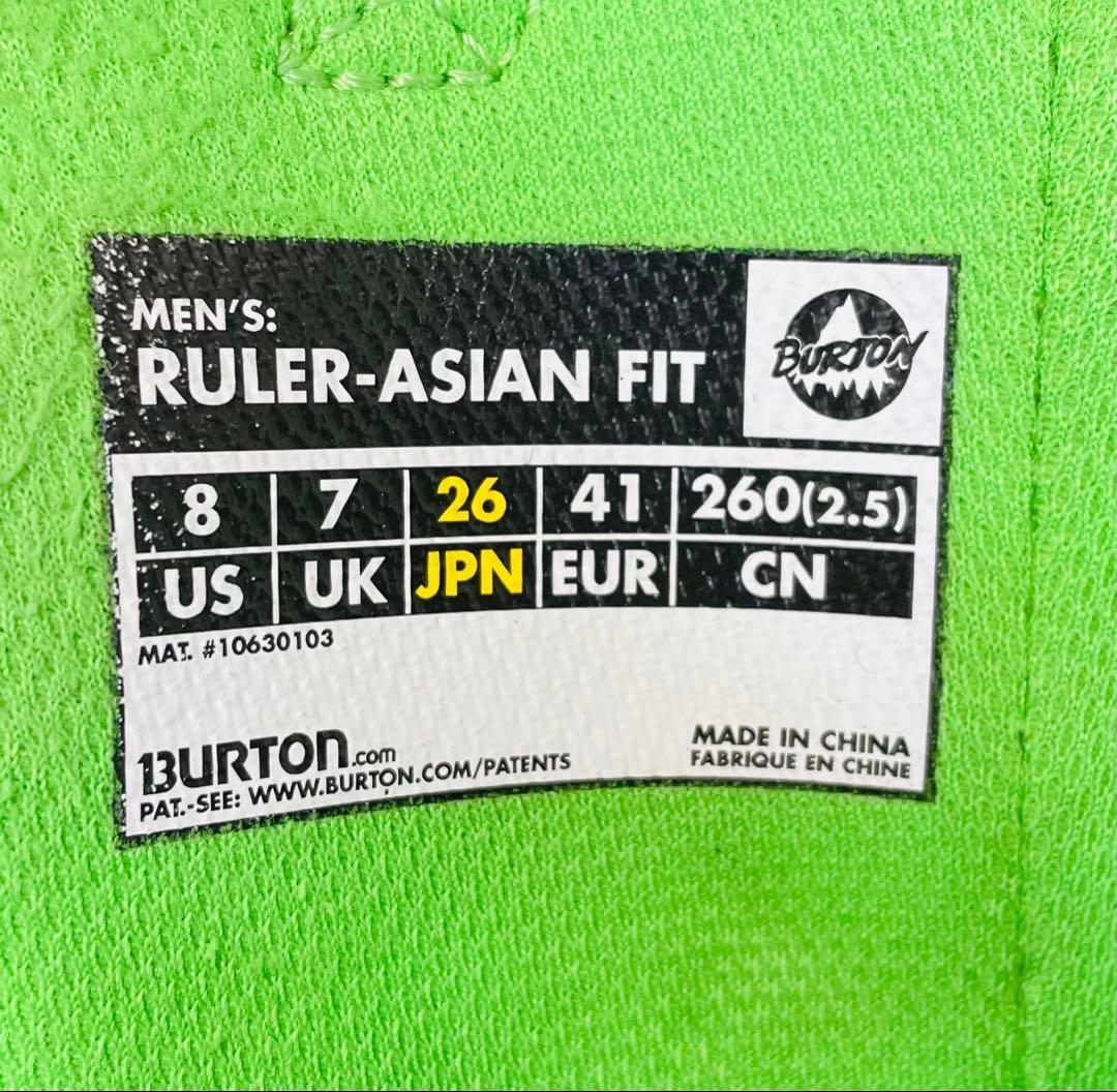 BURTON バートン RULER ルーラー スノーボード ブーツ 26cm