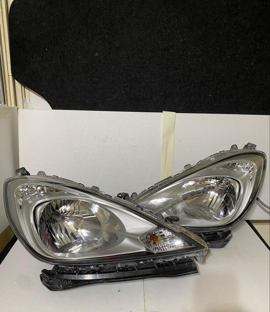 ホンダ フィット GE系 前期 純正ヘッドライト 左右セット