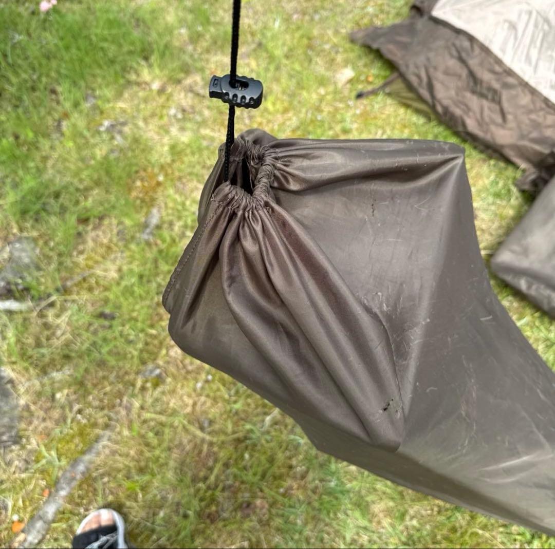 ロゴスLOGOS グランベーシック　折りたたみ式ベージュファブリックチェア