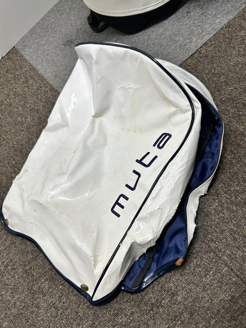 muta marine ゴルフキャディバッグ ホワイト