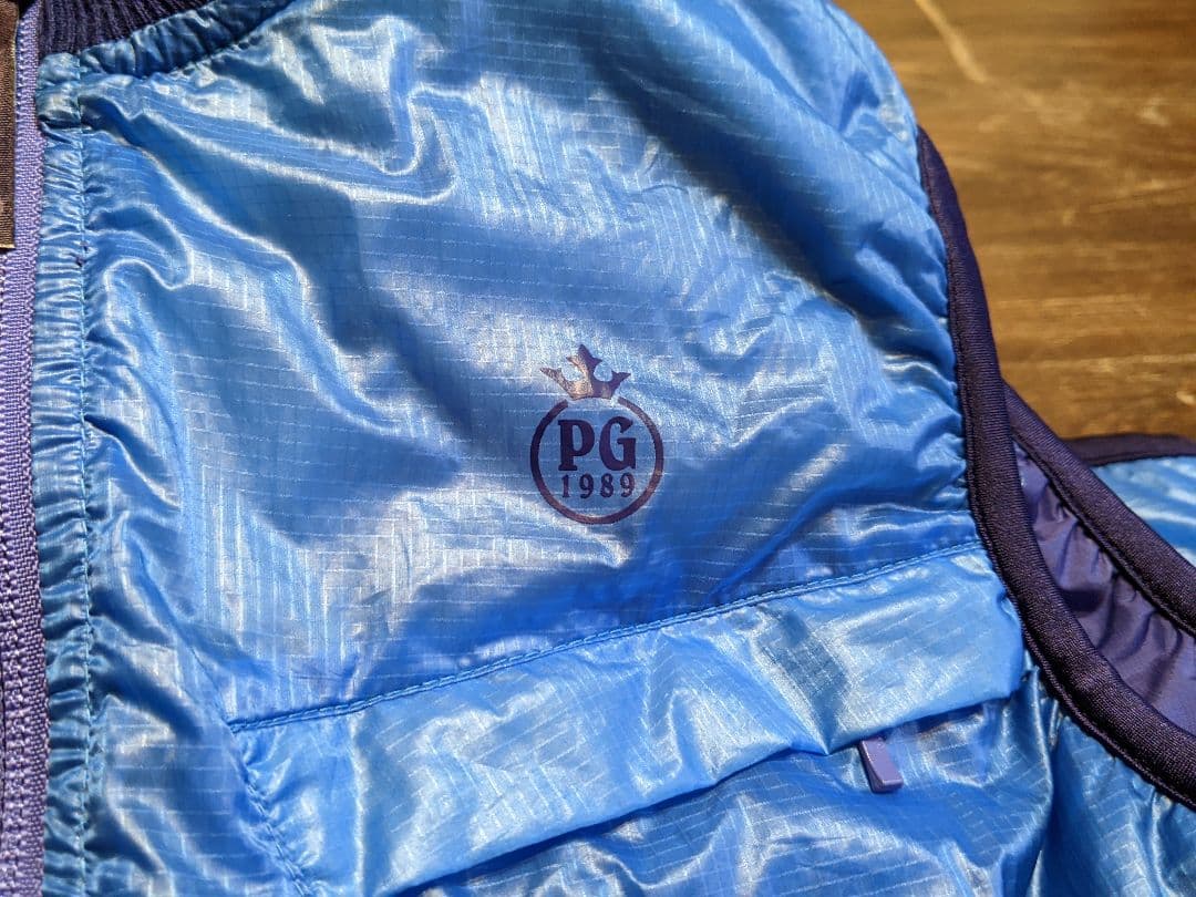 パーリーゲイツ　キルティング　リバーシブル　ナイロン　中綿　ベスト　ゴルフウェア