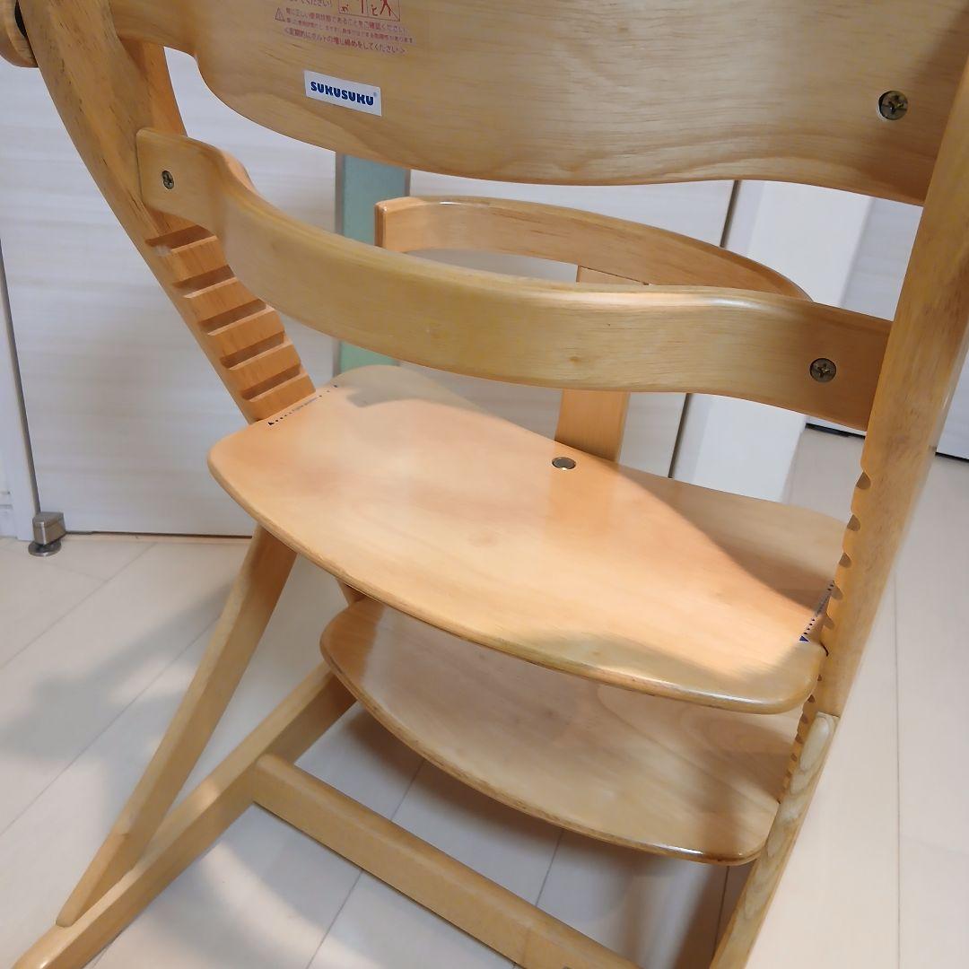 ☆美品☆大和屋　すくすくチェア イーエヌ　テーブル＆ガード付
