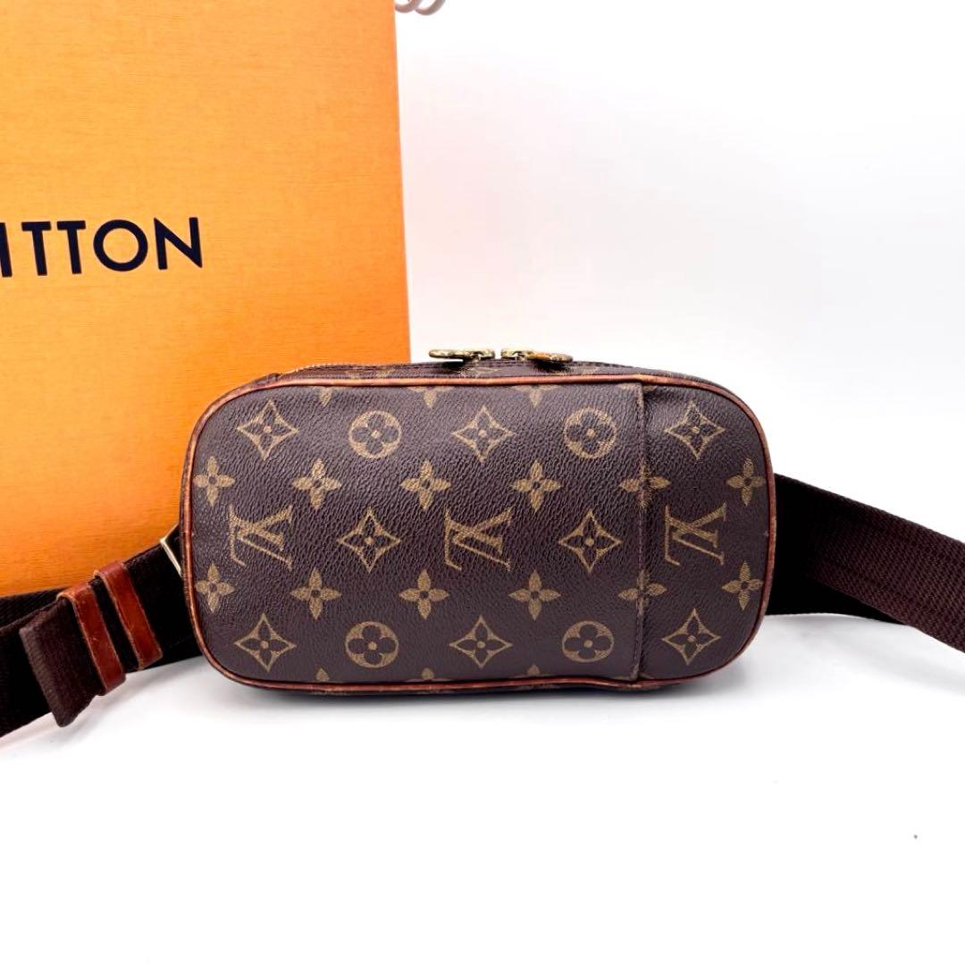 ルイヴィトン M51870 ポシェット ガンジュ ボディバッグ ウエストバッグ