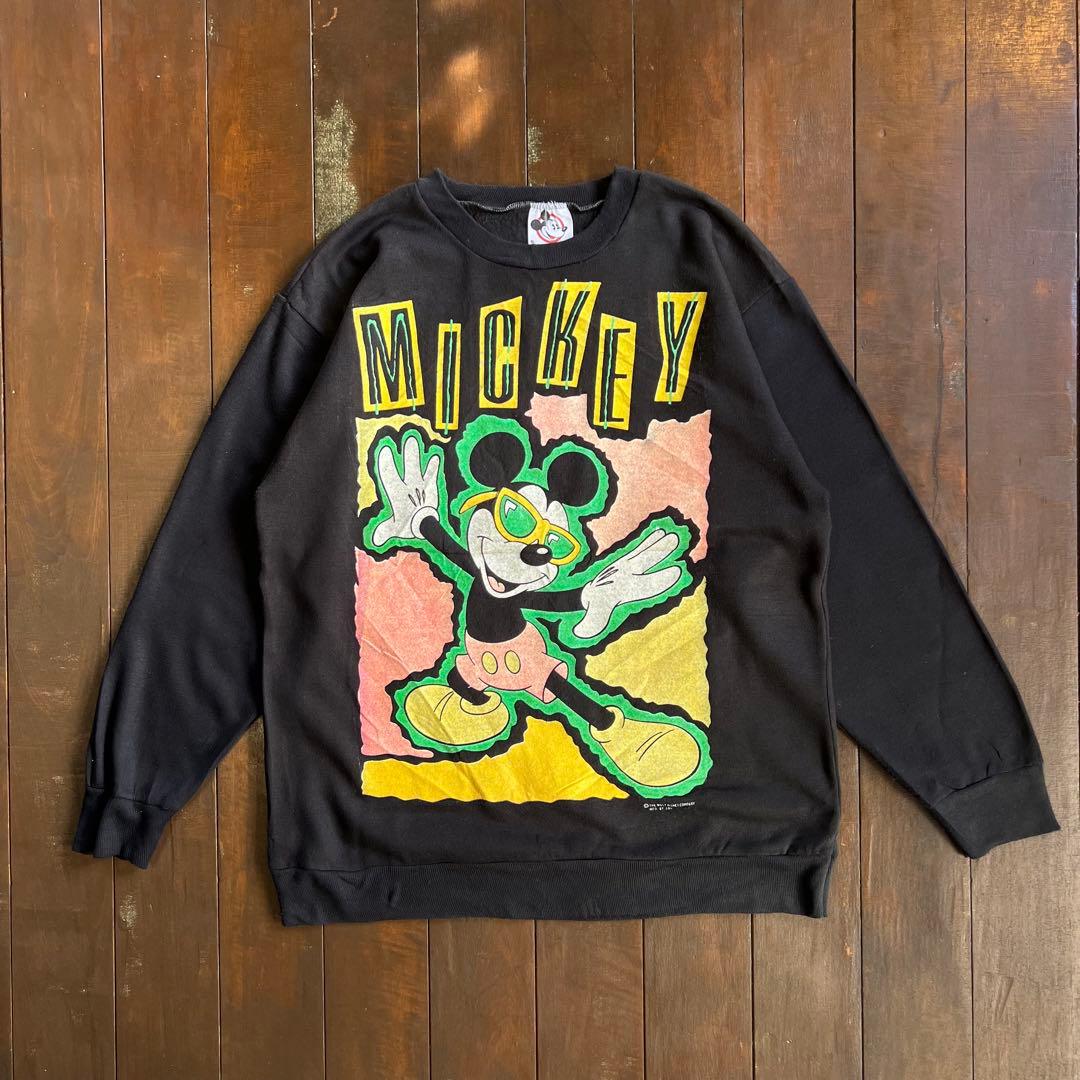 USA製！！【Disney ミッキーマウス】ヴィンテージスウェットシャツ 両面