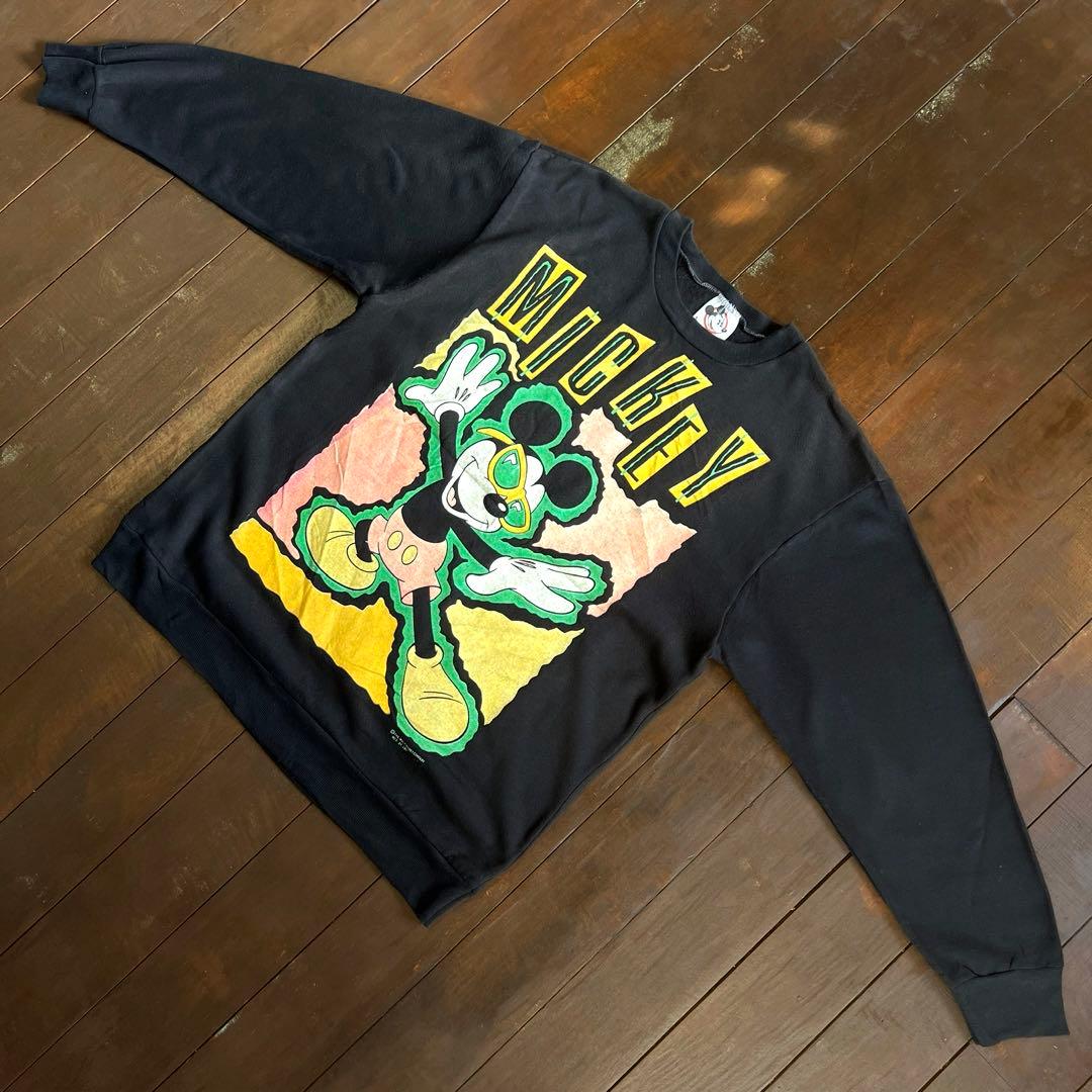 USA製！！【Disney ミッキーマウス】ヴィンテージスウェットシャツ 両面