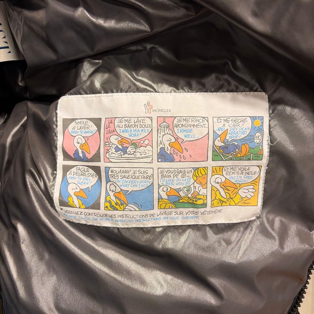 MONCLER マヤ　ブラック ダウンジャケット フード付き　サイズ3