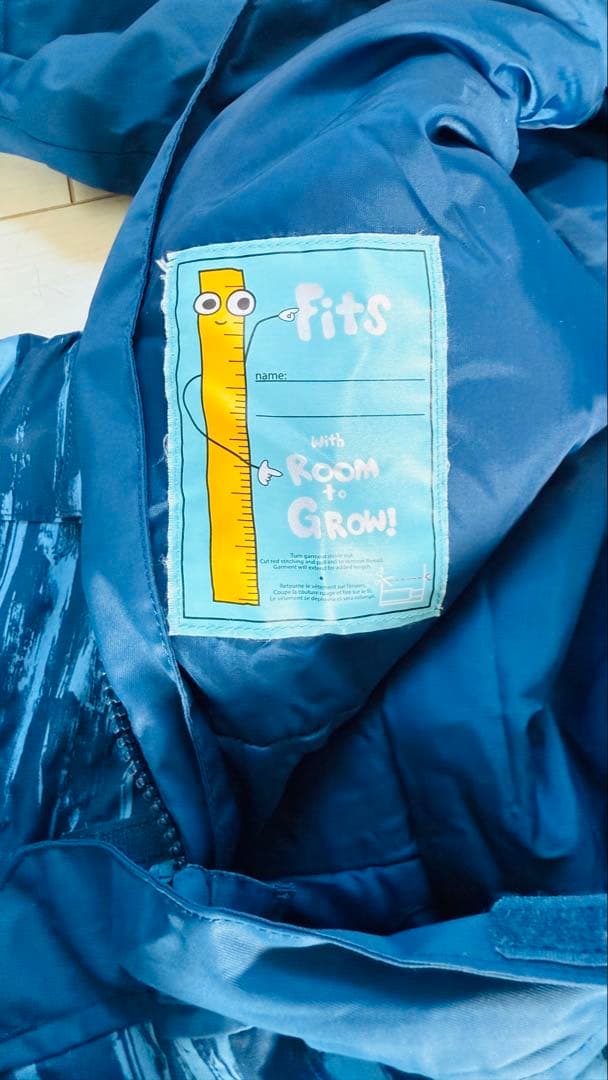 BURTON 子ども用スキーウェア 青