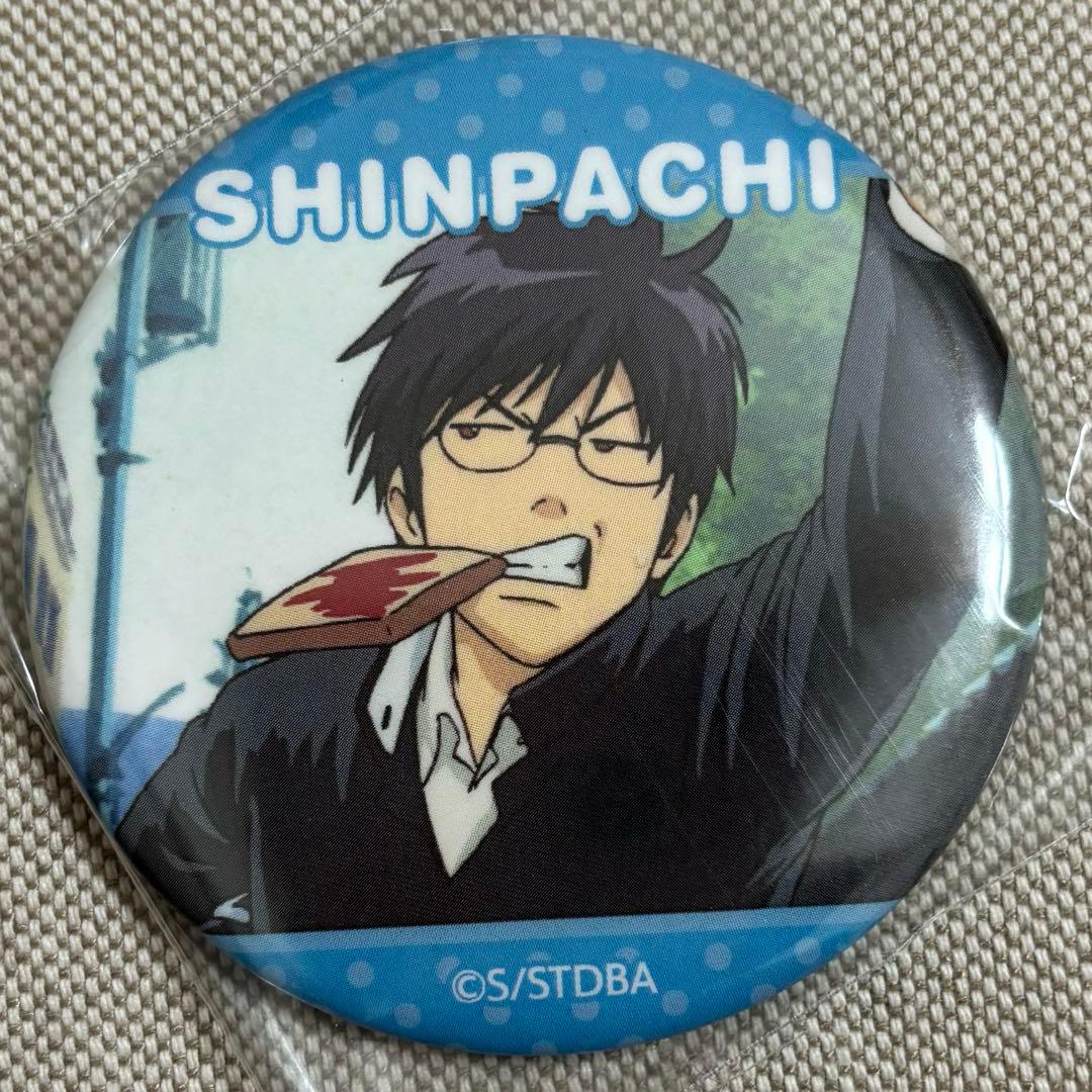 銀魂　3z 缶バッジ　3年Z組　銀八先生　志村新八