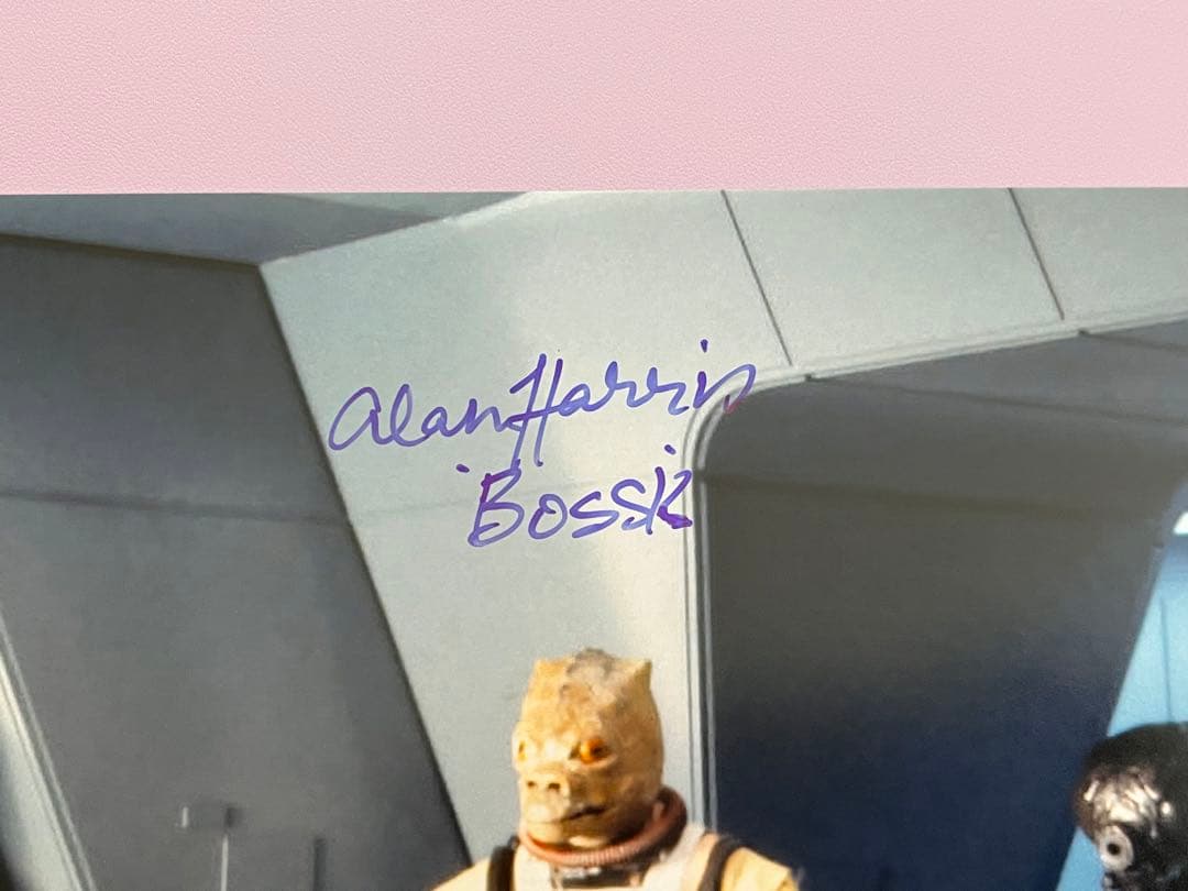 スターウォーズ　直筆サイン　２名　ボバ・フェット　ボスク