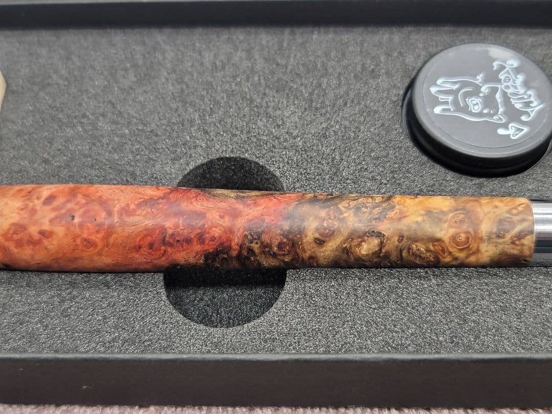 新品　こぶた工房　極上花梨瘤　トリコロール瘤　シャープペンシル0.5ミリ