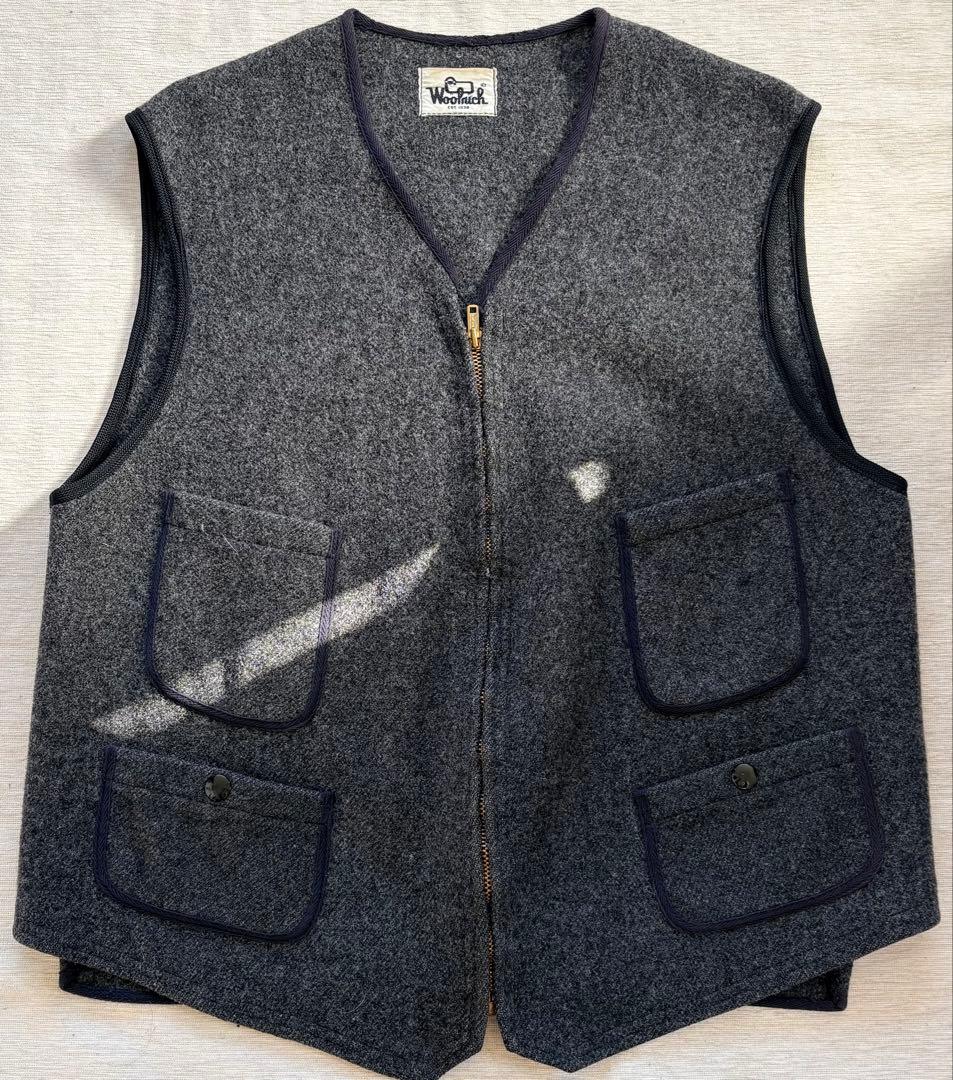 70’s woolrichベスト　vintage サイズ40〜42