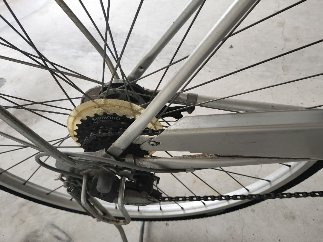 ブリジストンシルバー シティサイクル 前カゴ付き