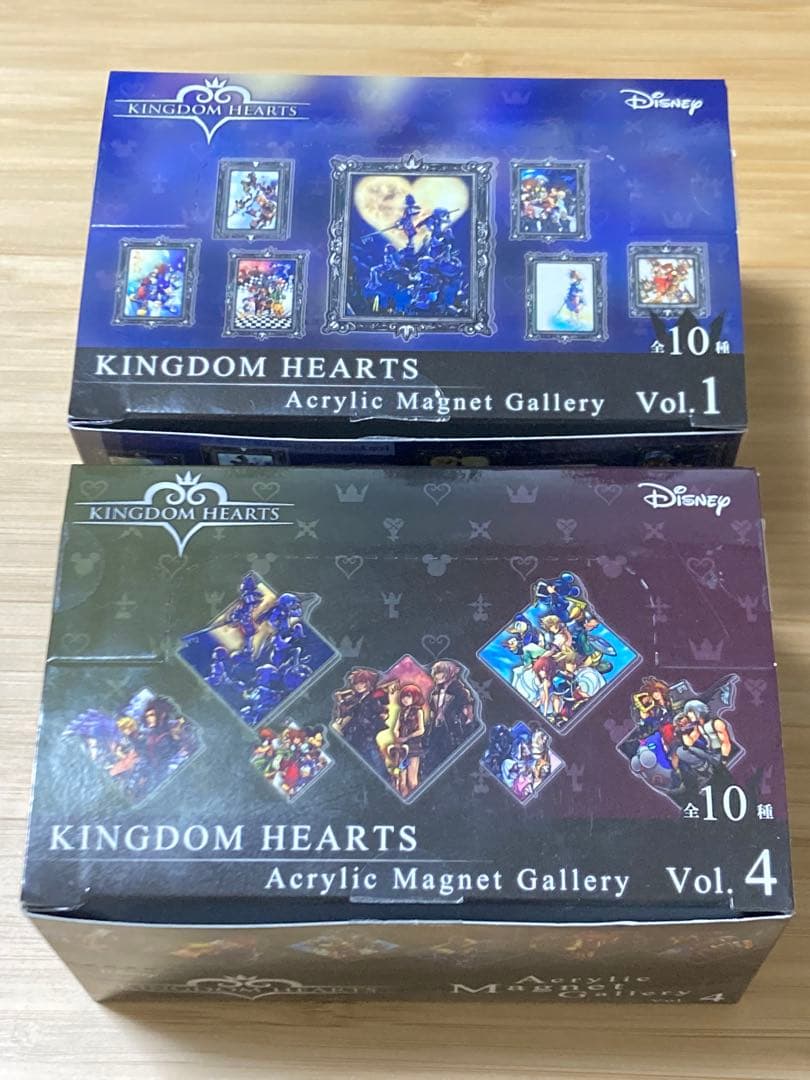 キングダムハーツ アクリルマグネットギャラリー Vol.1 Vol.4 BOX