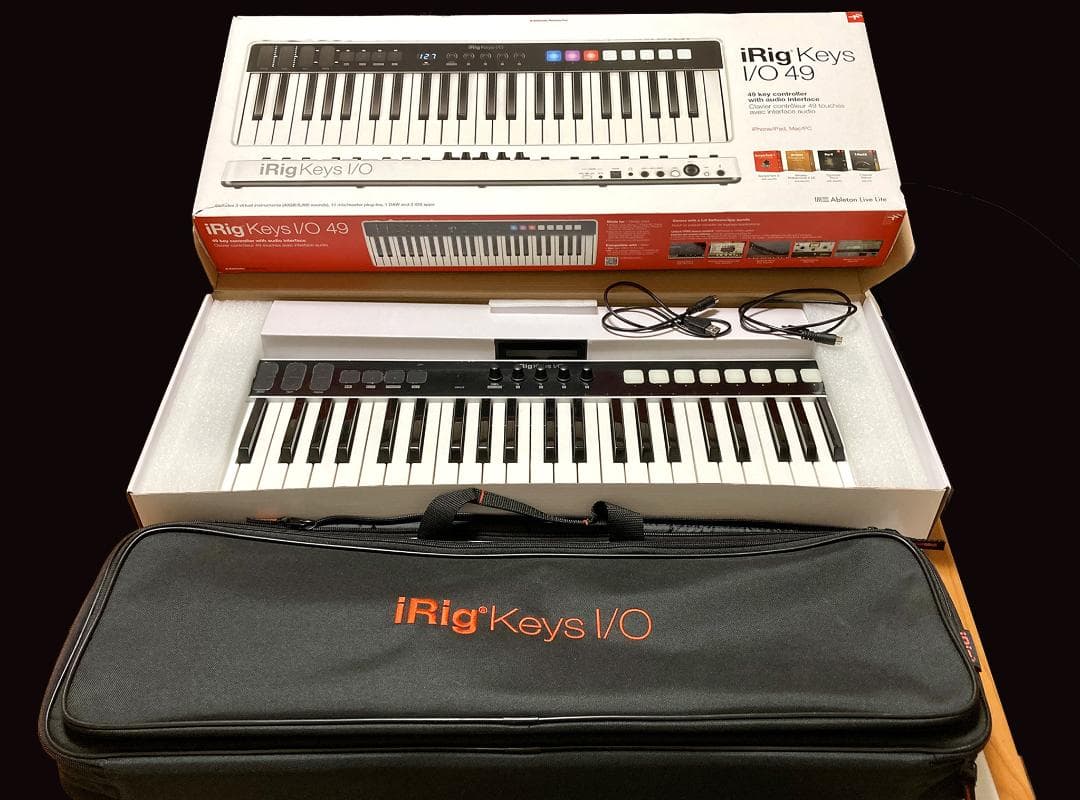【美品・箱あり】iRig Keys I/O 49 MIDIキーボード　PC直結
