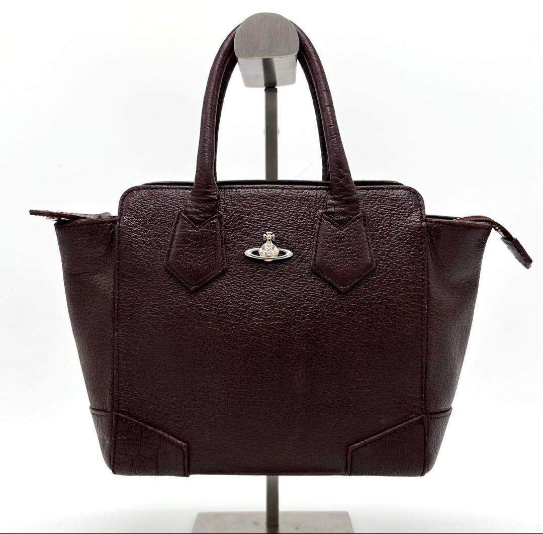 ヴィヴィアンウエストウッド　EXECUTIVE ハンドバック オーブ ブラウン