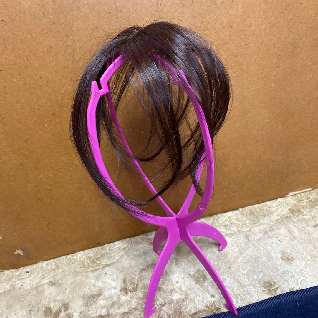 ショップチャンネルペスカチャチャダークブラウンウィッグ