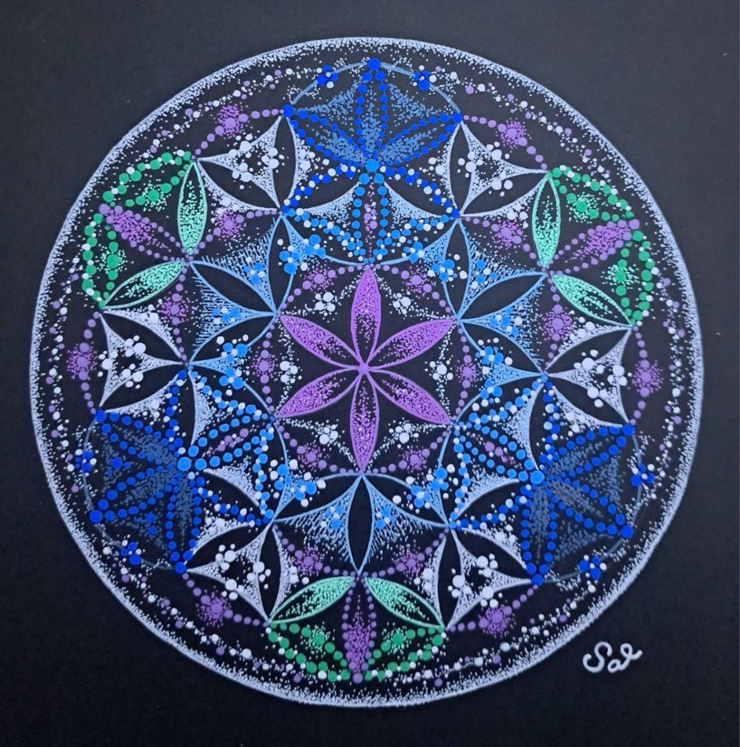 世界に一つ！あなただけの点描曼荼羅を描きます