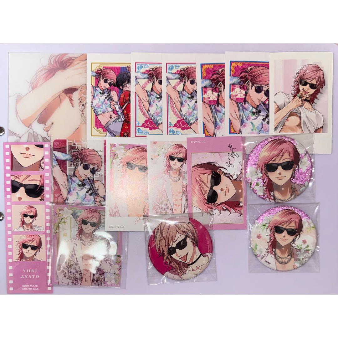 ヤリチンビッチ部 ヤリ部 おげれつたなか 百合絢斗 缶バッジ カード