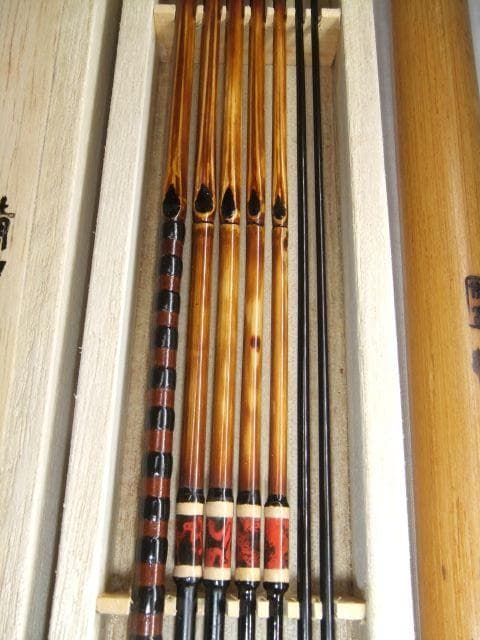 和竿　タナゴ竿　矢竹古竹　95