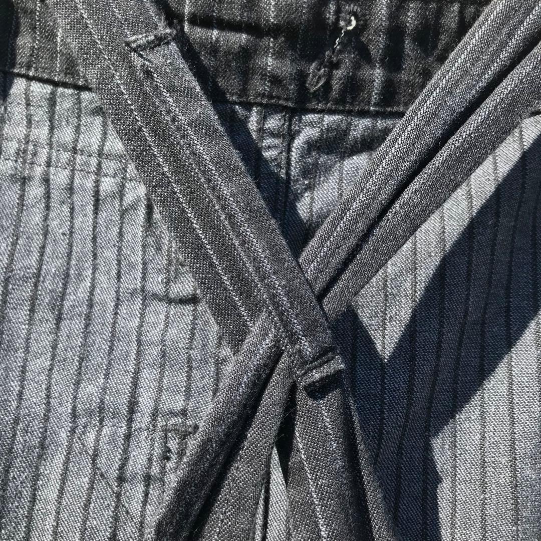 ダッパーズ　オーバーオール　44 　チャコール　ヘリンボーン