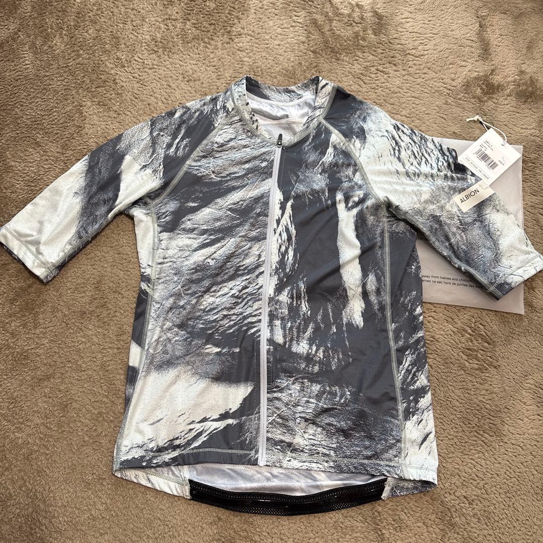完売品 ALBION アルビオン ショートスリーブジャージ M サイクルジャージ