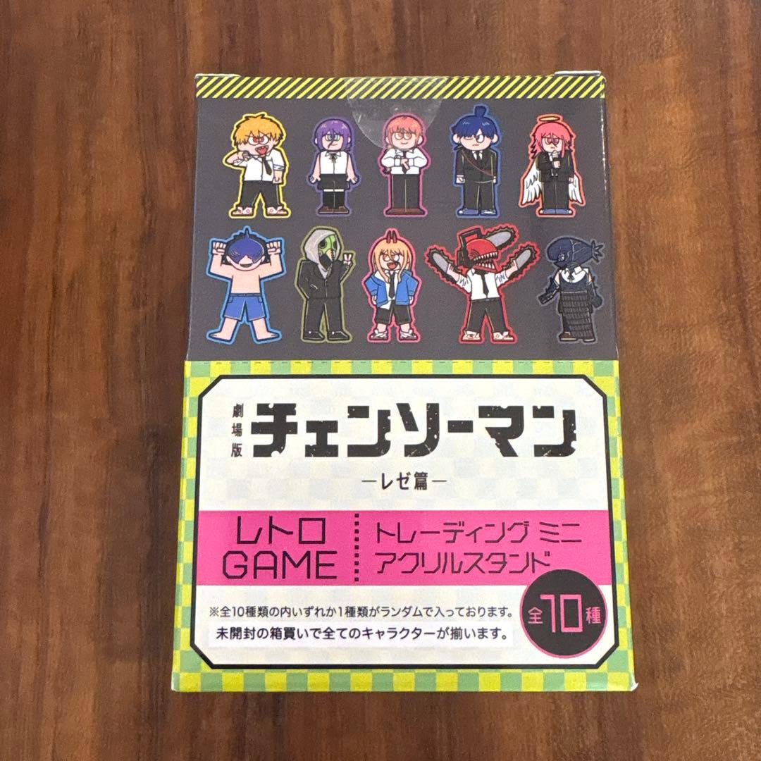 チェンソーマン レトロGAME トレーディングミニアクリルスタンド 1BOX