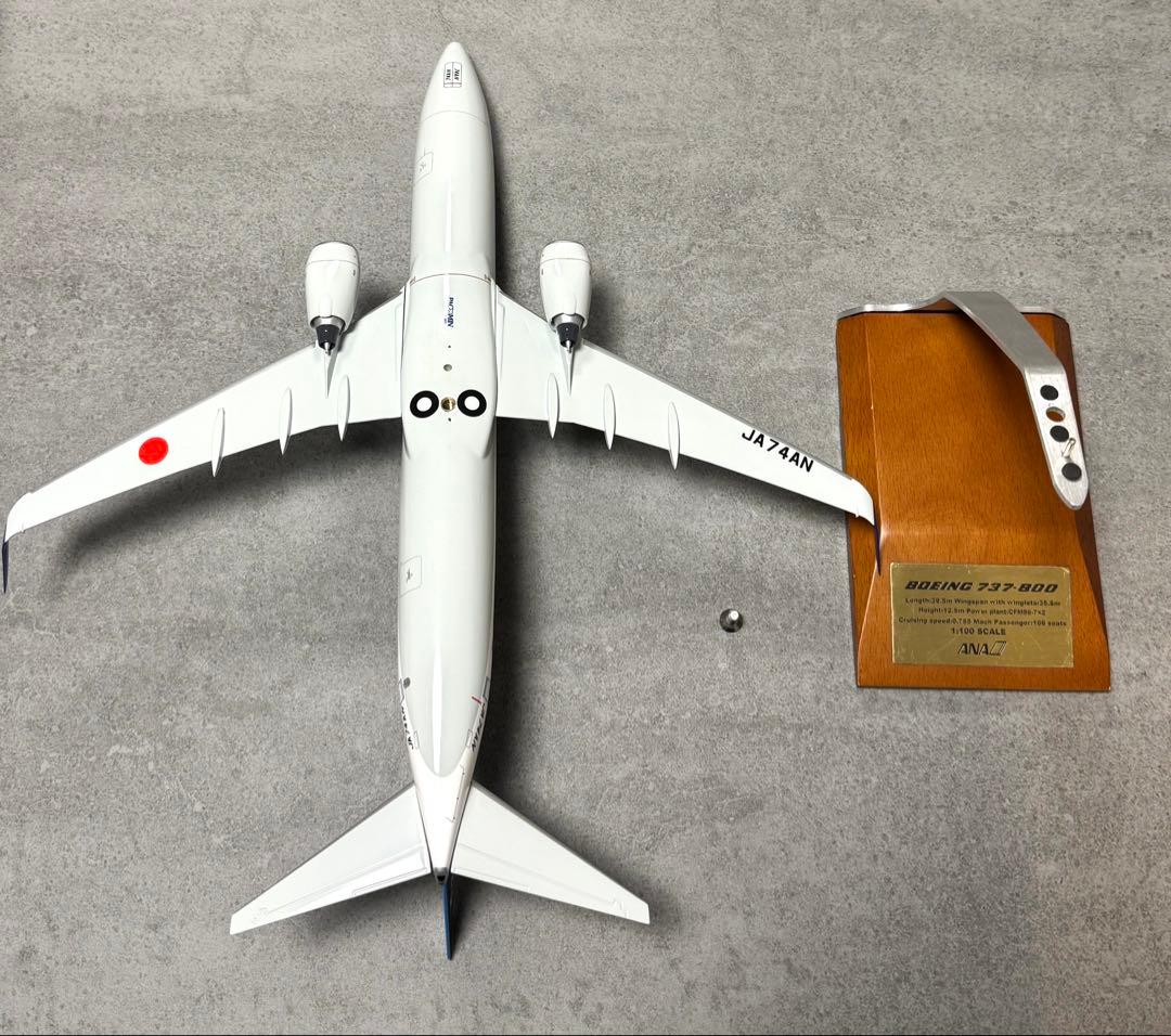 希少 全日空商事 ANA ボーイング737-800 1/100 B737 航空
