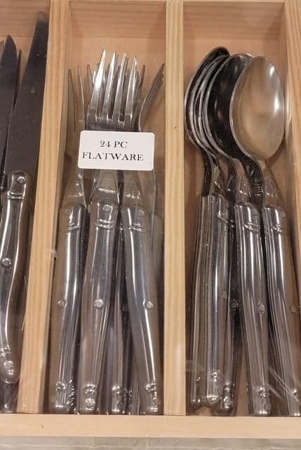 ★みっちゃん★フランス製　ラギオール　ジャンデュボ　24本セットシルバー