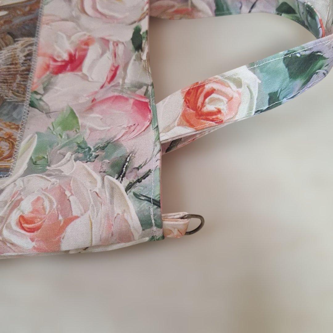 激レアパネル生地　ハンドメイド　布バスケット、ミニバッグ、