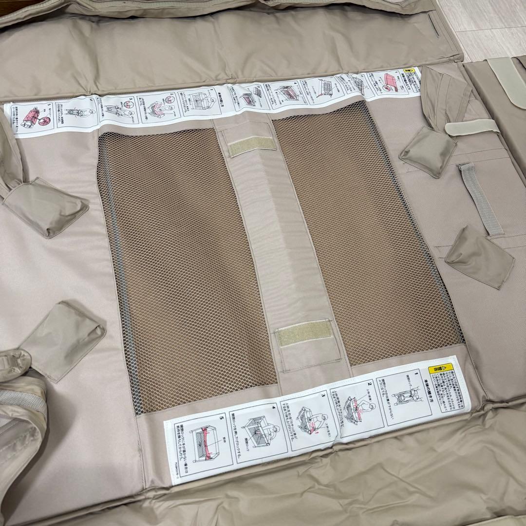 【美品】アップリカ ココネルエアー ベビーベッド ココア