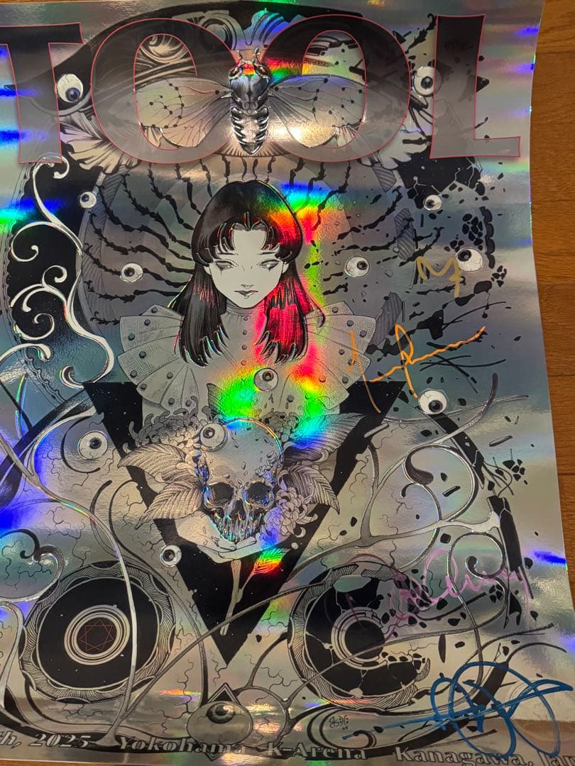 TOOL 横浜　サイン入り ポスター 完売品k Arena 桃桃子