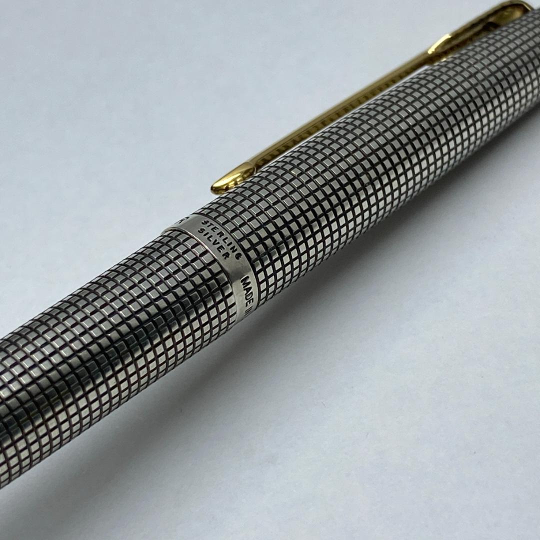 14K パーカー STERLING SILVER 万年筆 USA
