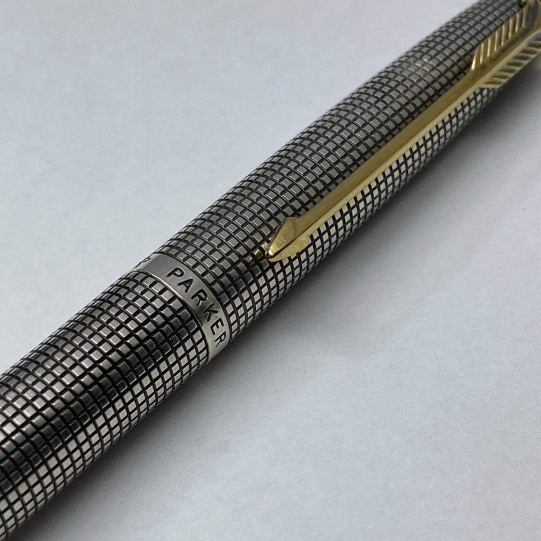 14K パーカー STERLING SILVER 万年筆 USA