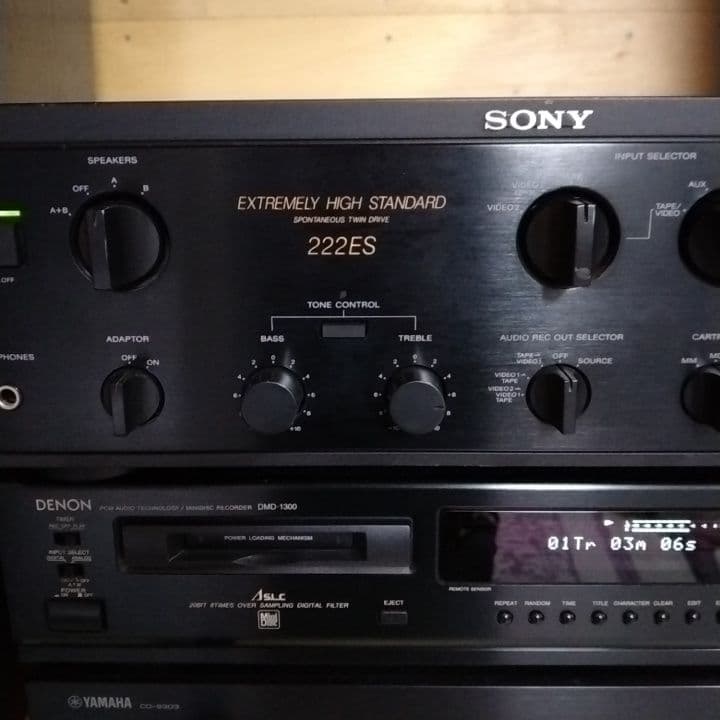 ソニー プリメインアンプ TA-F222ESX